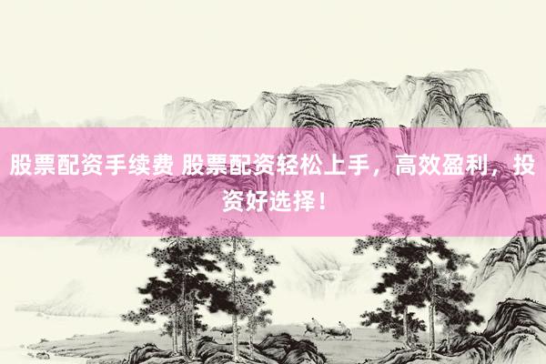股票配资手续费 股票配资轻松上手，高效盈利，投资好选择！