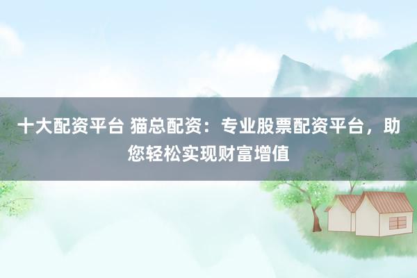 十大配资平台 猫总配资：专业股票配资平台，助您轻松实现财富增值